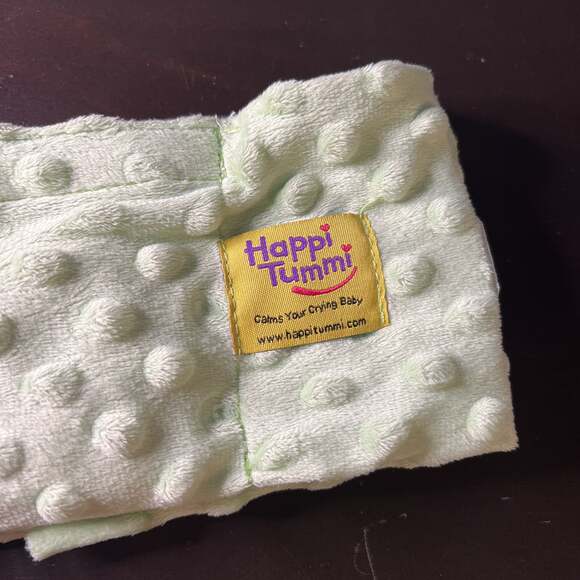 Happi Tummi Green Plush Waistband w/ Herbal Pouch for‎ Baby Colic and Gas Relief - Picture 2 of 8